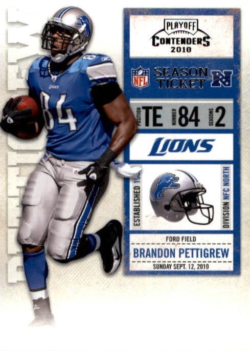 NFL 2010 Playoff Contenders - No 033 - Brandon Pettigrew