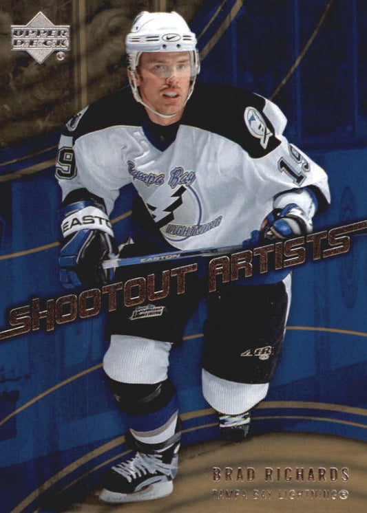 NHL 2006-07 Upper Deck Shootout Artists - No SA3 - Brad Richards