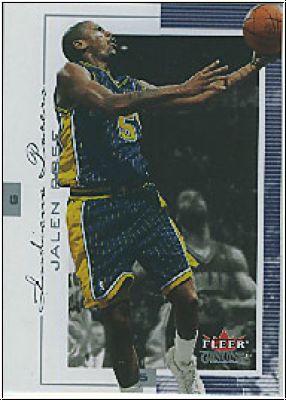 NBA 2000 / 01 Fleer Genuine - No 34 - Jalen Rose