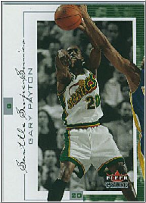 NBA 2000 / 01 Fleer Genuine - No 69 - Gary Payton