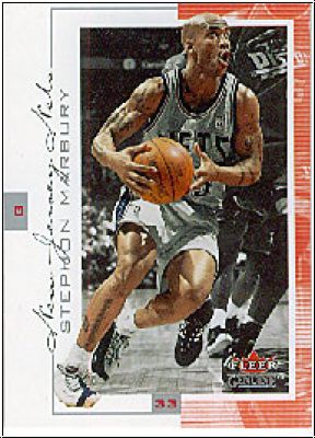 NBA 2000 / 01 Fleer Genuine - No 64 - Stephon Marbury