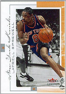 NBA 2000/01 Fleer Genuine - No 96 - Latrell Sprewell