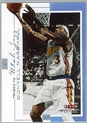 NBA 2000 / 01 Fleer Genuine - No 90 - Donyell Marshall