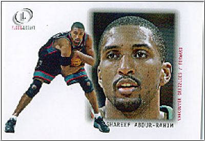 NBA 2000 / 01 Fleer Legacy - No 75 - Shareef Abdur-Rahim