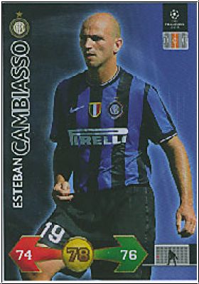 Fussball 2009 Panini UEFA Superstrikes - No 149 - E. Cambiasso