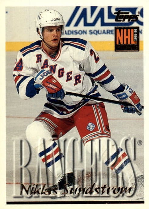 NHL 1995 / 96 Topps - No 341 - Niklas Sundstrom