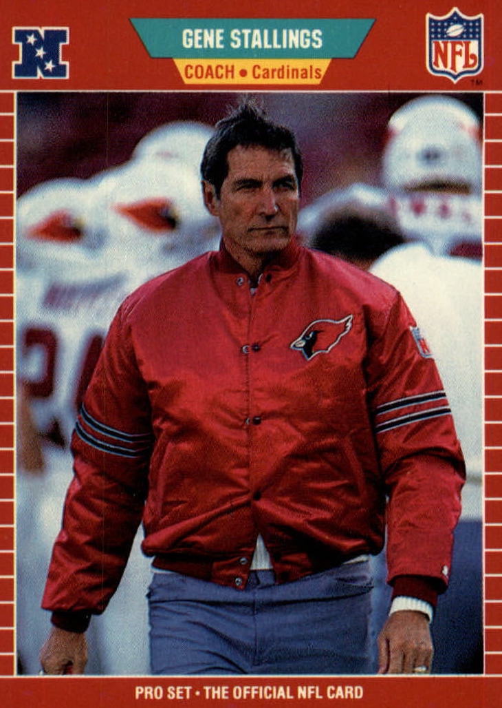 NFL 1989 ProSet - No 341 - Gene Stallings