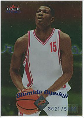 NBA 2000/01 Fleer Mystique - No 113 - Olumide Oyedeji