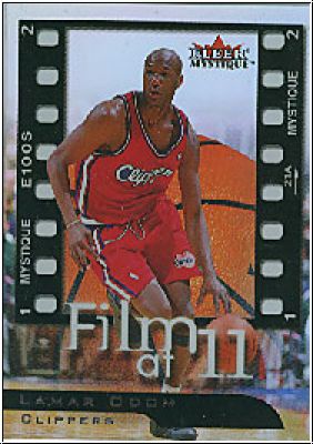 NBA 2000 / 01 Fleer Mystique Film at Eleven - No 2 of 10 FE - Lamar Odom