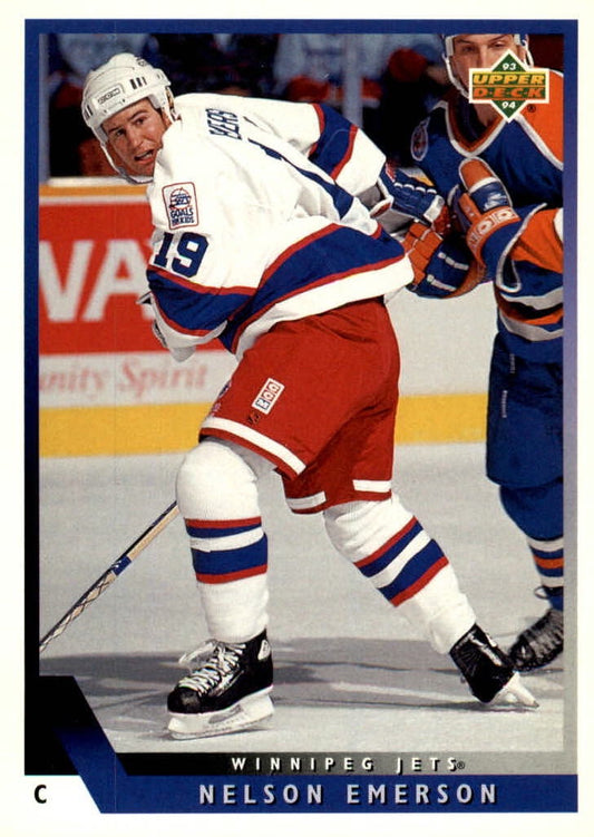 NHL 1993 / 94 Upper Deck - No 342 - Nelson Emerson