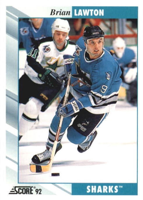 NHL 1992 / 93 Score - No 343 - Brian Lawton