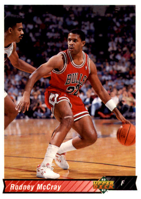 NBA 1992-93 Upper Deck - No. 344 - Rodney McCray