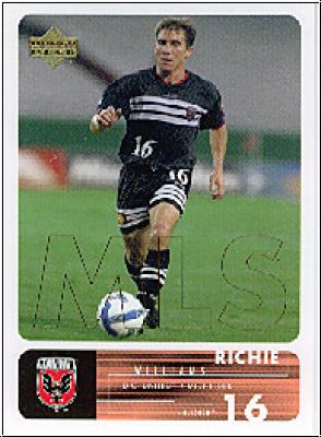 Soccer 2000 Upper Deck MLS Soccer - No 3 - Richie Williams