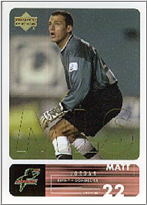 Soccer 2000 Upper Deck MLS Soccer - No 19 - Matt Jordan