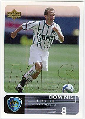 Soccer 2000 Upper Deck MLS Soccer - No 47 - Dominic Kinnear