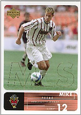 Soccer 2000 Upper Deck MLS Soccer - No 83 - Mike Petke