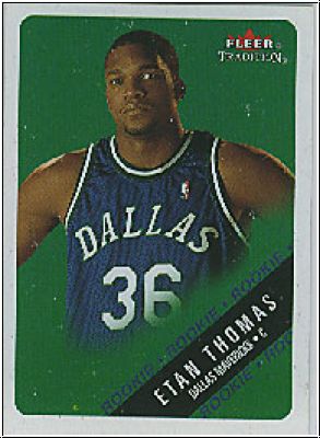 NBA 2000 / 01 Fleer Tradition - No 264 - Etan Thomas