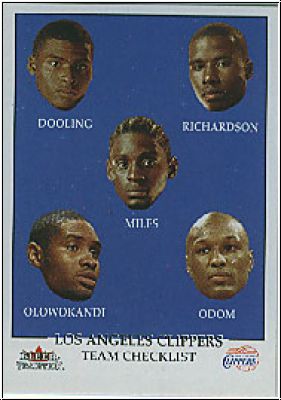 NBA 2000/01 Fleer Tradition - No. 280 - Los Angeles Clippers