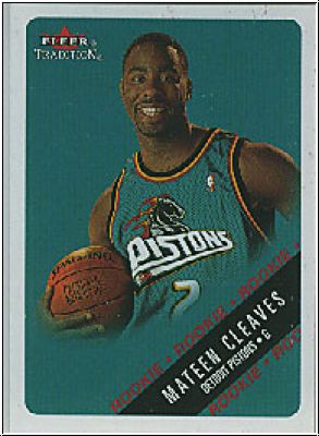 NBA 2000/01 Fleer Tradition - No. 255 - Mateen Cleaves