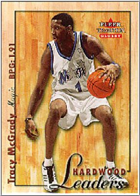 NBA 2000/01 Fleer Tradition Glossy Hardwood Leaders - No 13 - Tracy McGrady