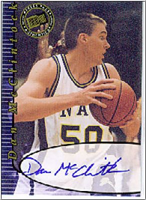 NBA 2000 Press Pass Autographs - No 14 - Dan McClintock