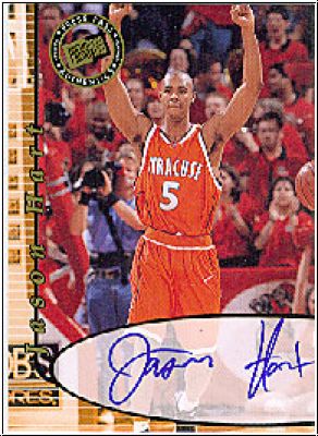 NBA 2000 Press Pass Autographs - No 9 - Jason Hart