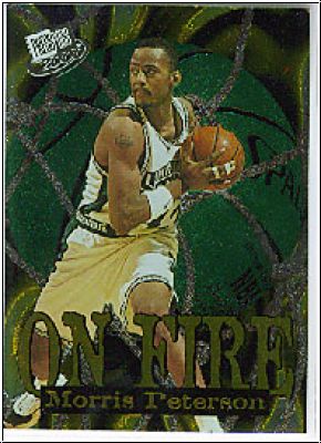 NBA 2000 Press Pass On Fire - No OF 7 - Morris Peterson