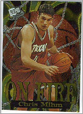 NBA 2000 Press Pass On Fire - No OF 3 - Chris Mihm