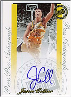 NBA 2000 Press Pass SE Autographs - No 5 - Jason Collier