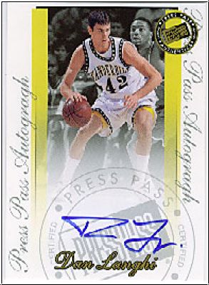 NBA 2000 Press Pass SE Autographs - No 15 - Dan Langhi