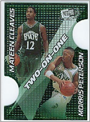 NBA 2000 Press Pass SE Two on One - No TO 2B - Morris Peterson / Mateen Cleaves