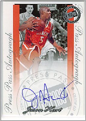 NBA 2000 Press Pass SE Silver Autographs - No 12 - J. Hart