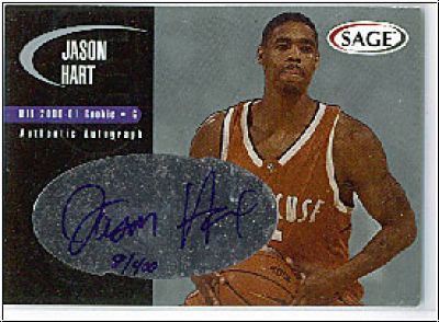 NBA 2000 SAGE Autographs Silver - No A21 - Jason Hart