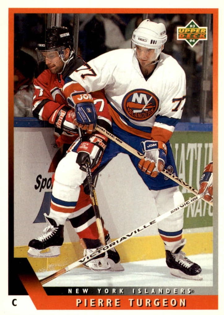 NHL 1993 / 94 Upper Deck - No 347 - Pierre Turgeon