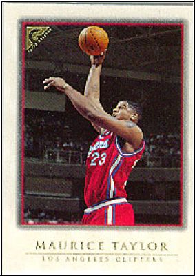NBA 1999 / 00 Topps Gallery - No 9 - Maurice Taylor