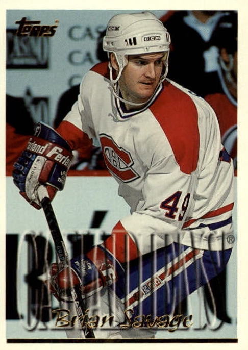 NHL 1995 / 96 Topps - No 349 - Brian Savage