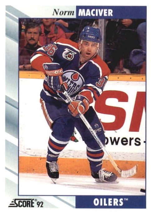 NHL 1992 / 93 Score - No 349 - Norm Maciver