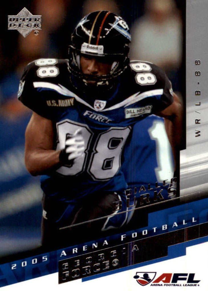 NFL 2005 Upper Deck AFL - No 34 - Dialleo Burks