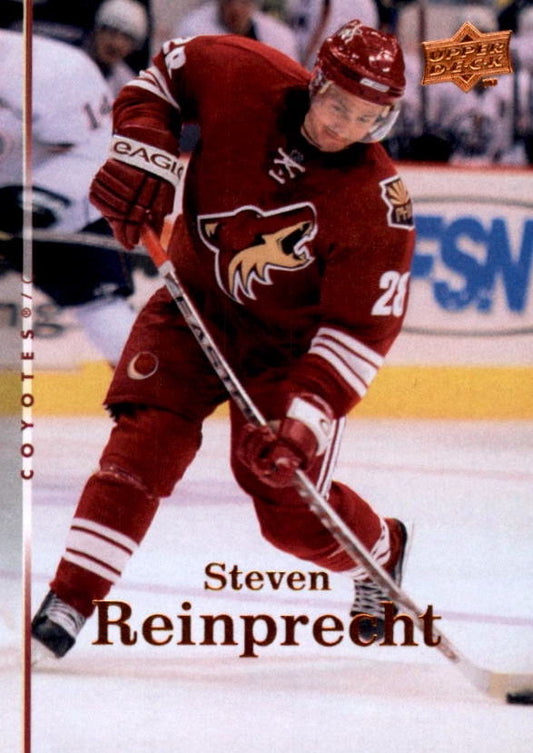 NHL 2007-08 Upper Deck - No 350 - Steven Reinprecht