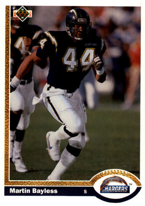 NFL 1991 Upper Deck - No 350 - Martin Bayless