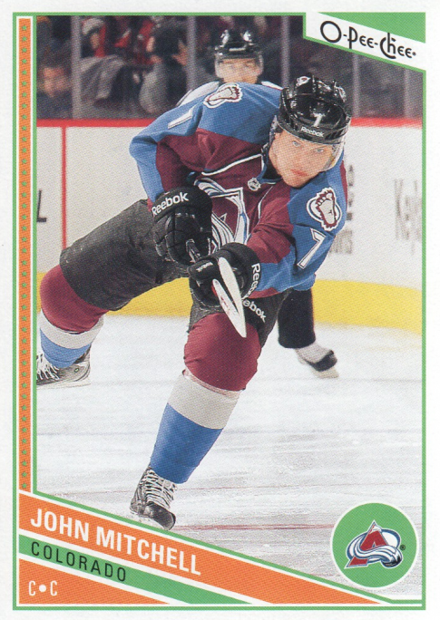 NHL 2013-14 O-Pee-Chee - No 351 - John Mitchell