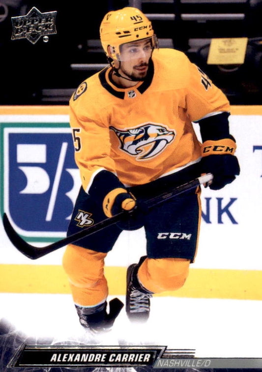 NHL 2022-23 Upper Deck - No 352 - Alexandre Carrier