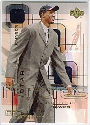 NBA 2000 / 01 Upper Deck Pros & Prospects Star Futures - No 10 - DerMarr Johnson