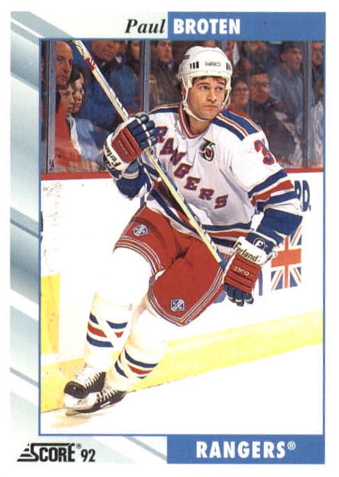 NHL 1992 / 93 Score - No 353 - Paul Broten