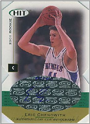 NBA 2001 SAGE HIT Autographs Rare Cut - No A8