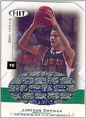 NBA 2001 SAGE HIT Autographs Die Cuts - No A14