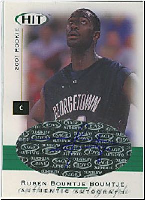 NBA 2001 SAGE HIT Autographs - No A36