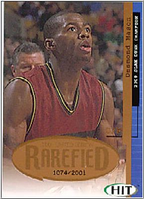 NBA 2001 SAGE HIT Rarefield Bronze - No R18