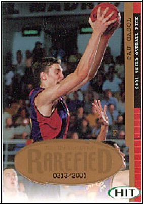 NBA 2001 SAGE HIT Rarefield Bronze - No R31