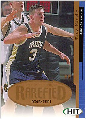 NBA 2001 SAGE HIT Rarefield Bronze - No R20